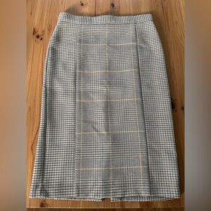 Ann Taylor Plaid Pencil Skirt